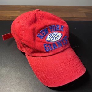 New York Giants 47 Brand Adjustable Dad Hat Cap Red HTF